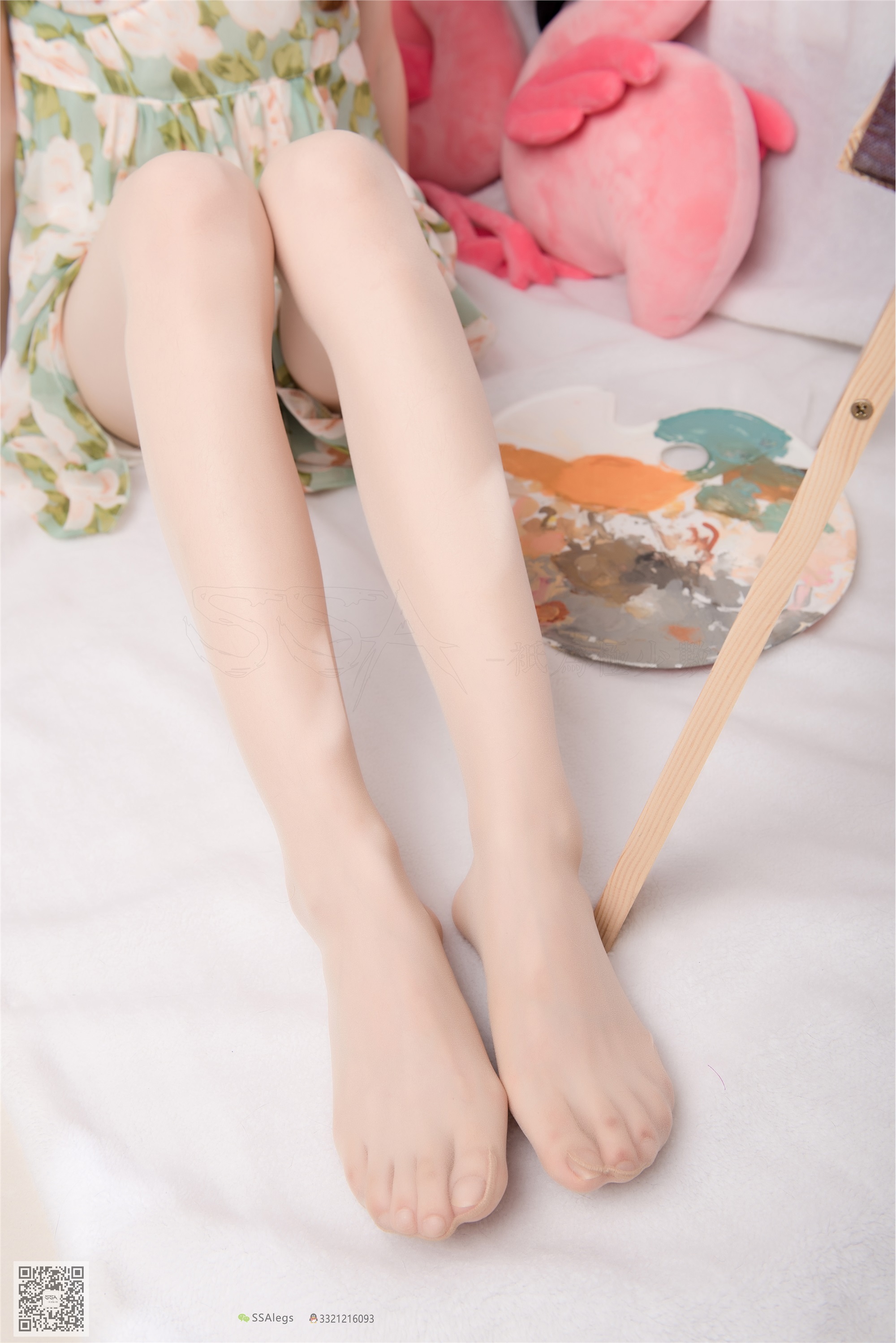 SSA丝社 NO.022 琪琪 化身灵魂画师肉丝美足特写